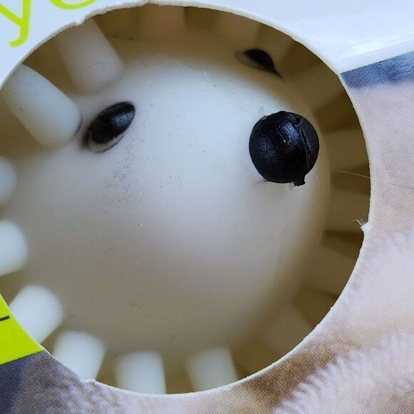 🔺️NIB White Hedgehog Rubber Spikey Laundry Dryer Buddy Balls Set of 2 - Picture 6 of 10
